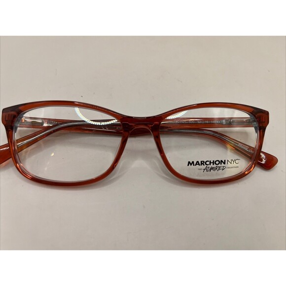 Marchon NYC Eyeglasses M-5505 600 Admired Collection Demo Lens Red 52-16-140 - Picture 2 of 6